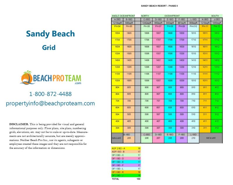 Sandy Beach Resort II Grid